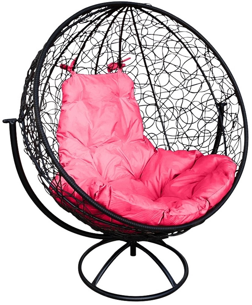 Кокон круглый вращающийся ротанг