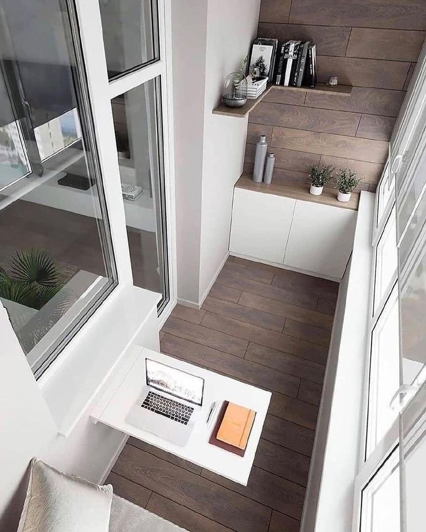 Проект балкона с удобным