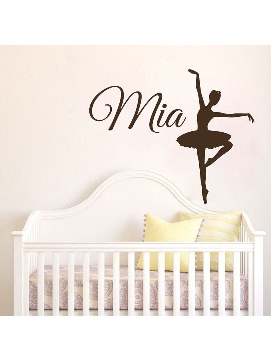 Наклейка на стену балерина