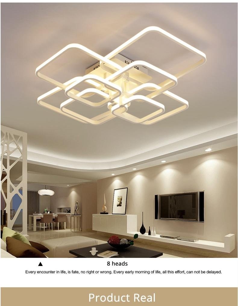 Светодиодная люстра квадратная Нина Лайтинг