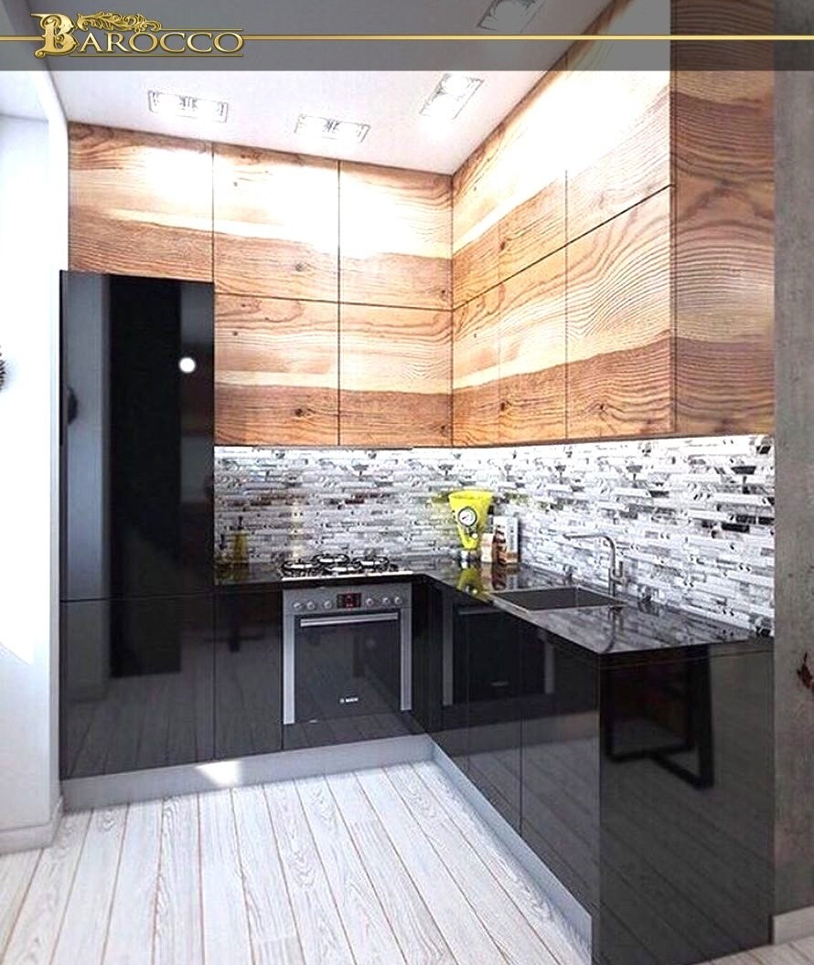 Необычный интерьер кухни