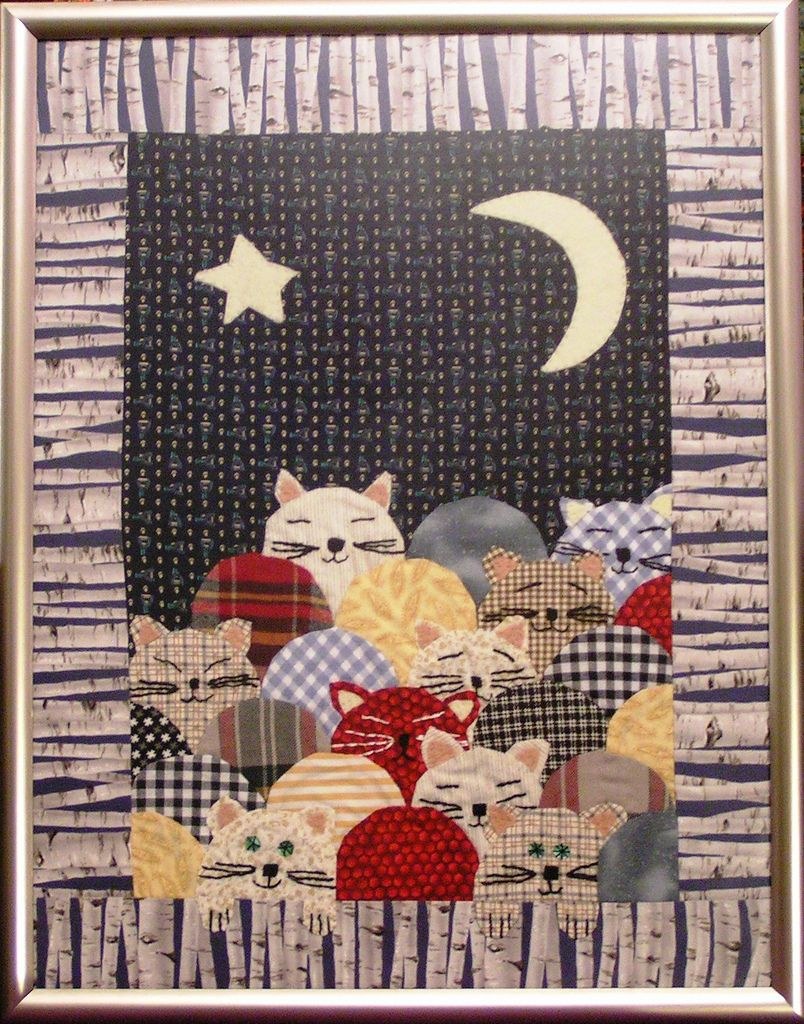 Лоскутное шитье кошки