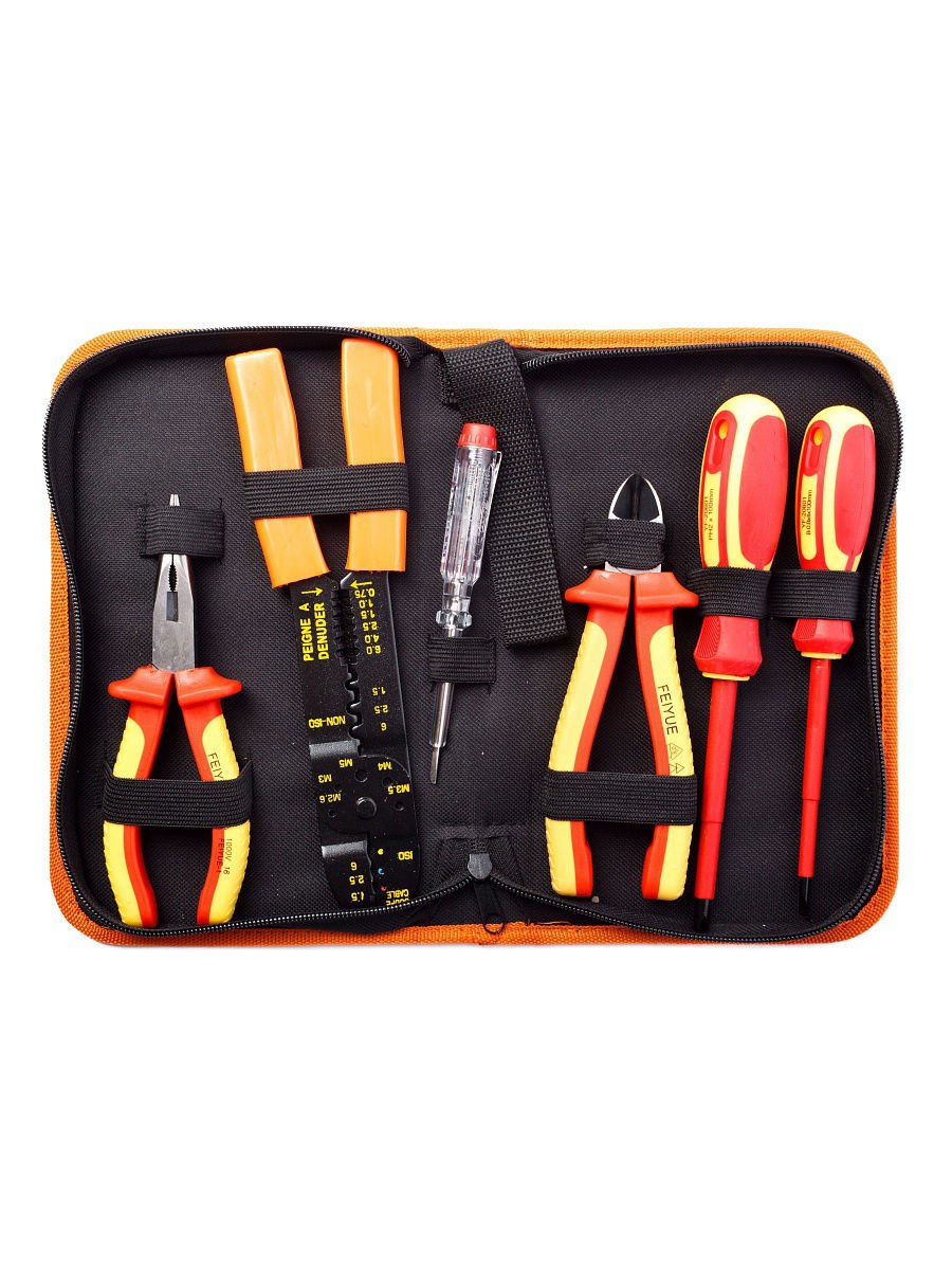 Набор инструментов электрика Fit 65137