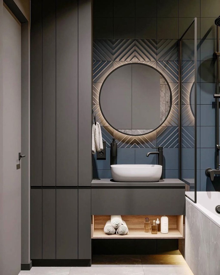 Дизайн ванной комнаты 2022 тренд