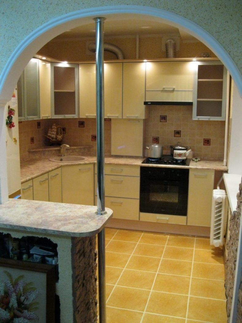 Красивая арка на кухню