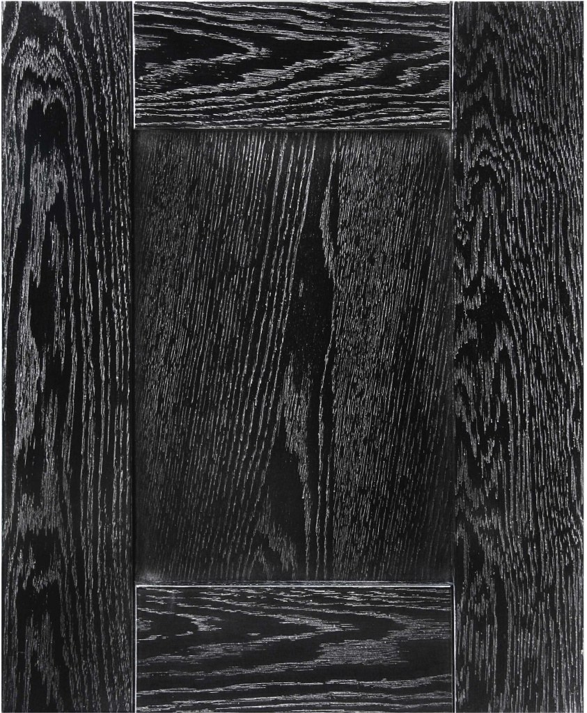 Брашированная с патиной серебро сосна