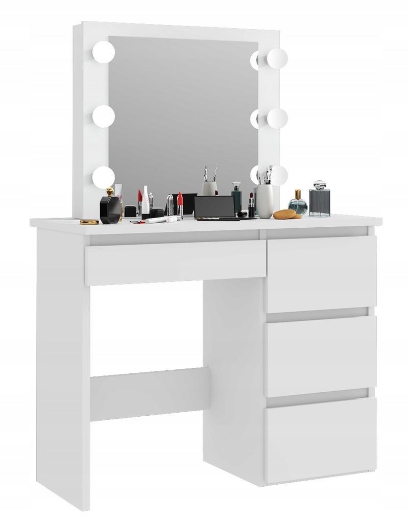 Хофф туалетный столик с зеркалом белый