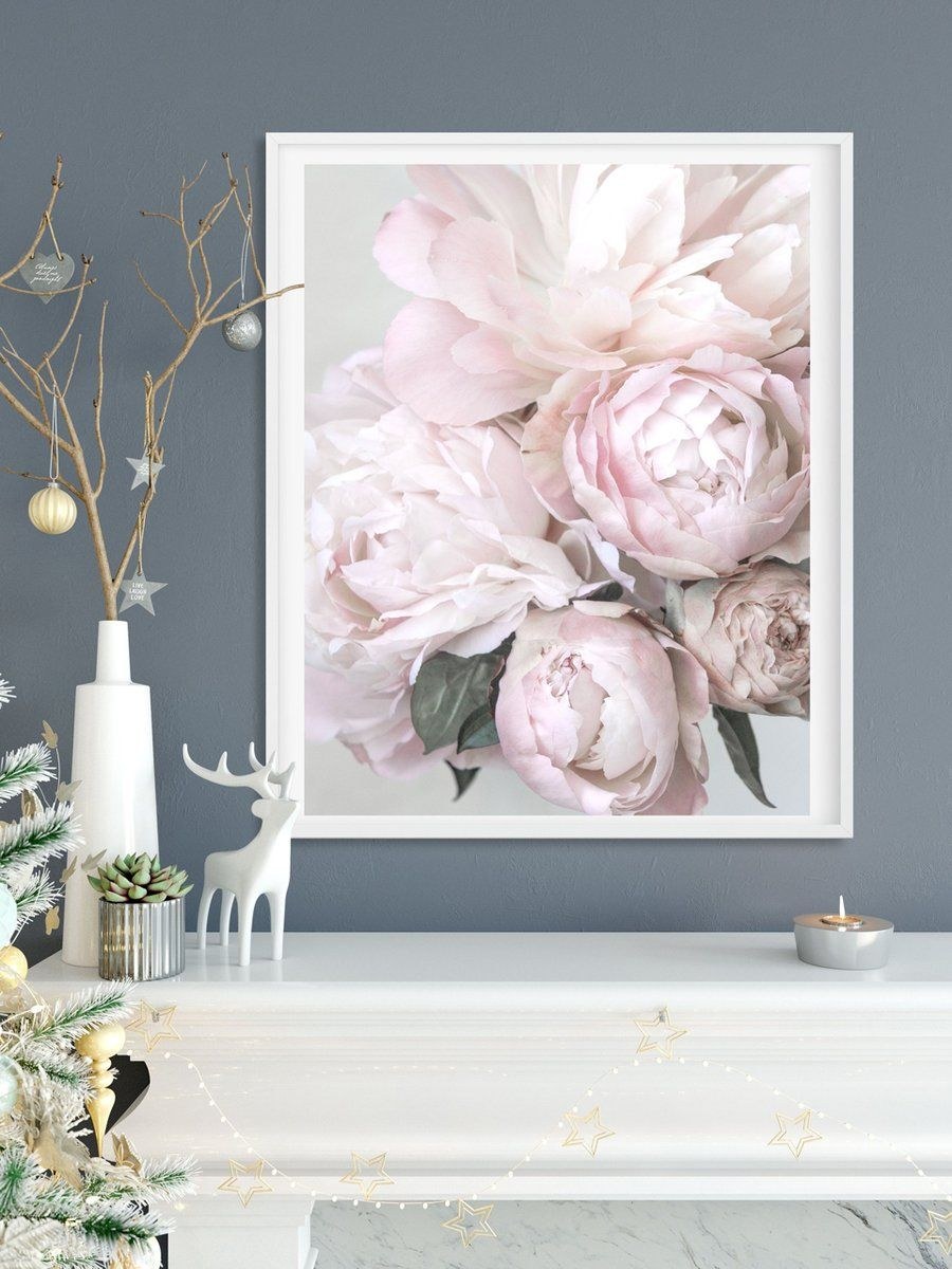 Постеры с цветами для интерьера