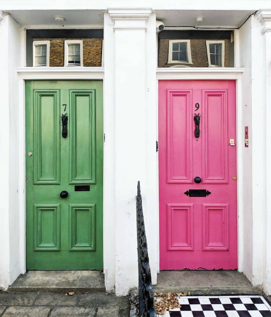 Двери лондонских домов