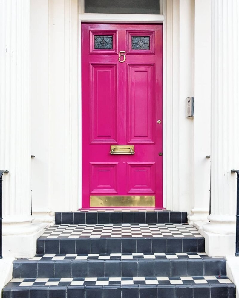 Двери домов в Лондоне