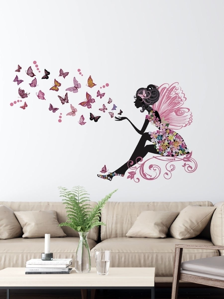 Интерьерные наклейки бабочки