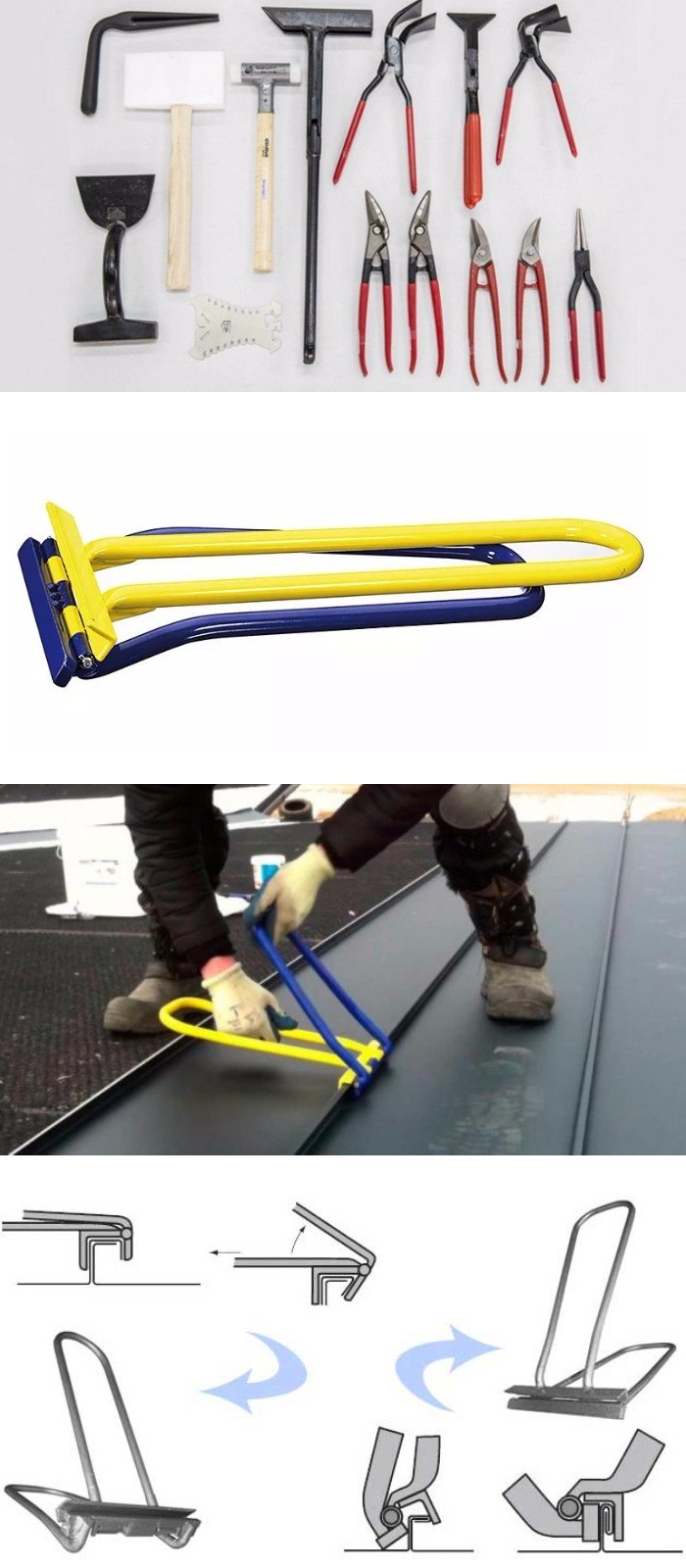 Малка для фальцевой кровли