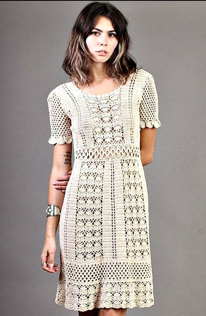 Платье крючком