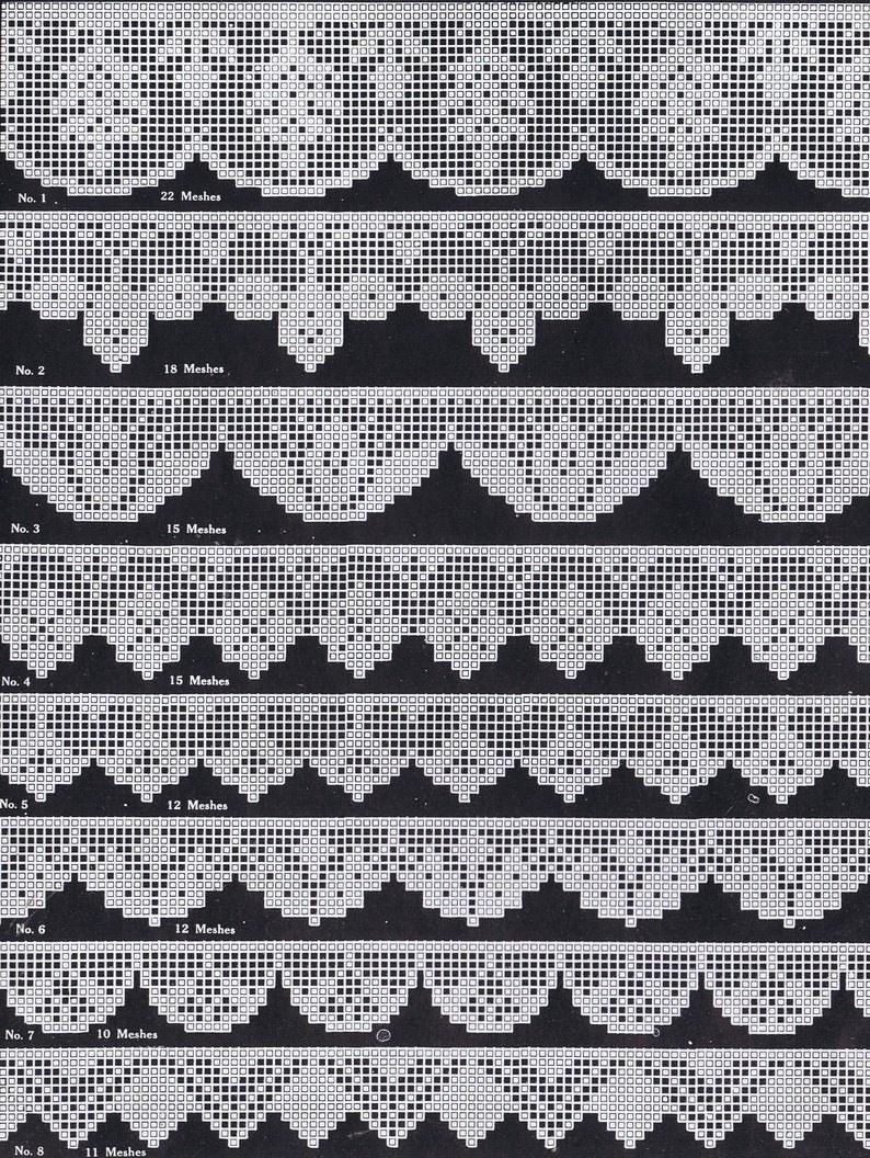 Филейное кружево тесьмы