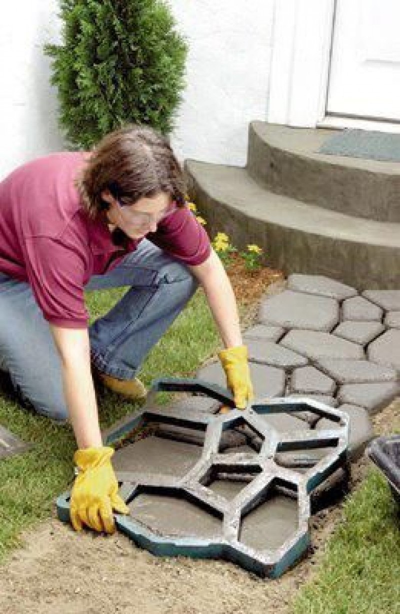 Формочка для плитка дорожки для дачи