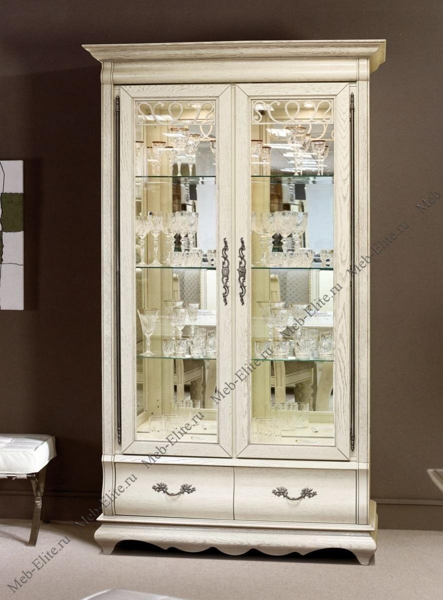 Шкаф "Оскар" с витриной мм-210-02