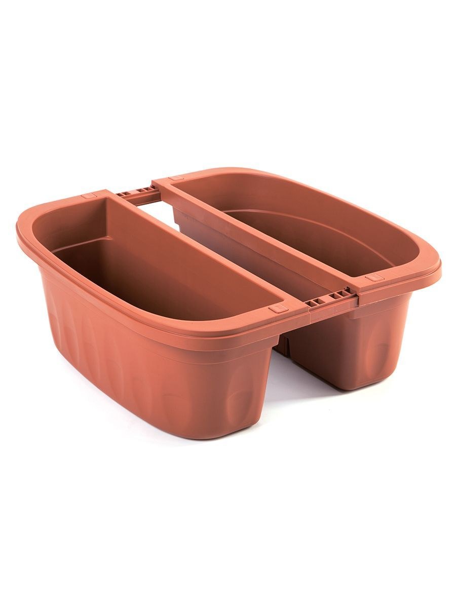 Ящик для цветов на перила (70 фото)