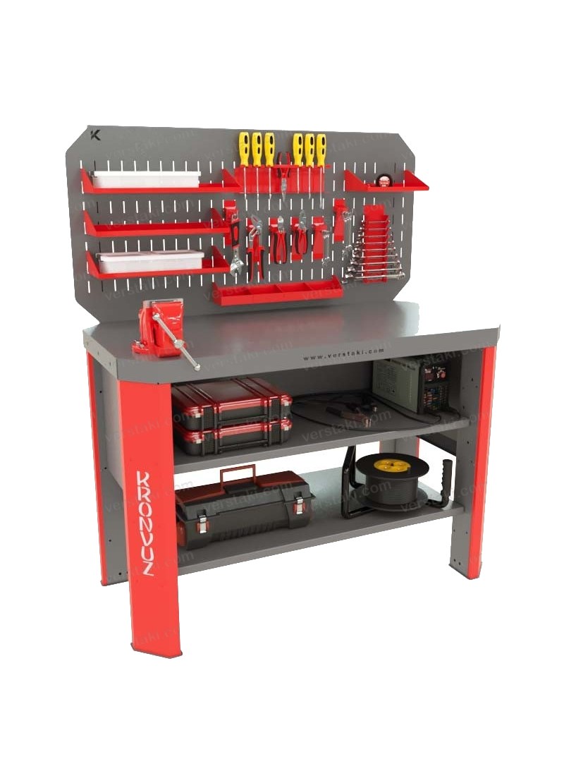 Верстак с тисками Гефест-вс-005-ЭПОБ-т2н2