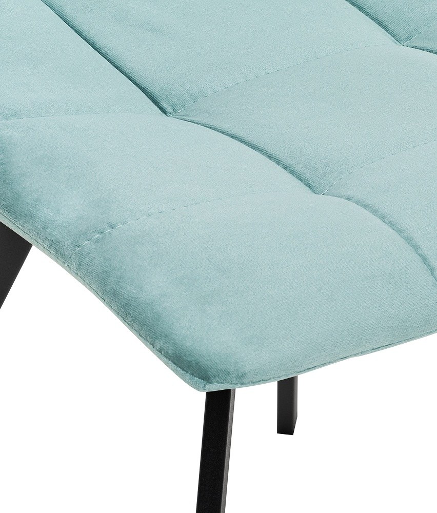 Стул Leset Скай (металл черный, велюр Ultra Smoke)