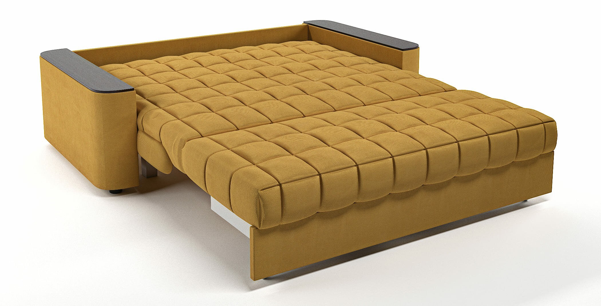 угловой диван со спальным местом и ящиком для белья