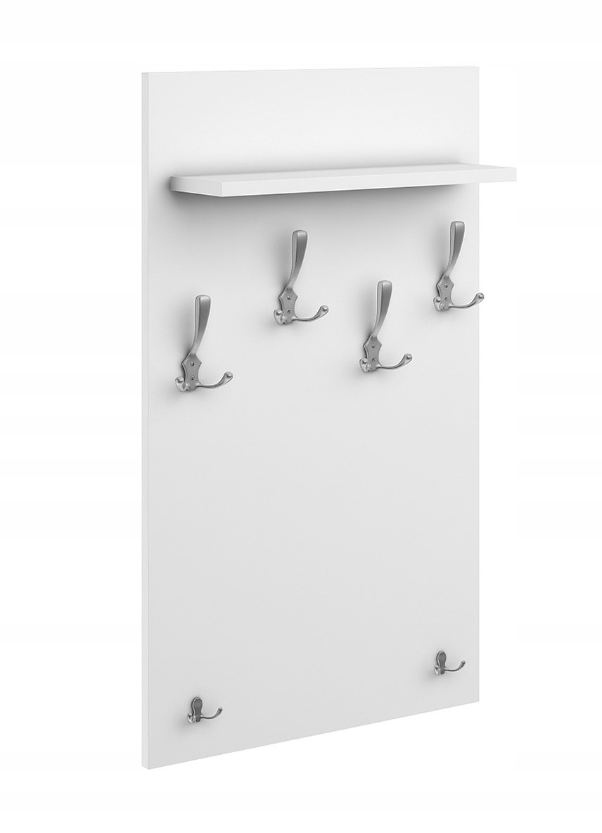 Вешалка настенная с141w белый/хром