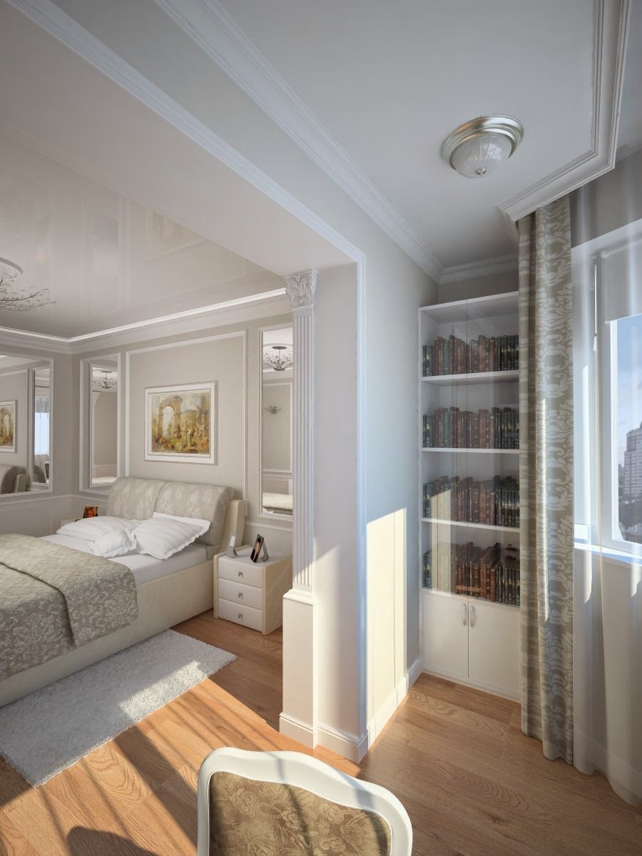 Спальня Объединенная с лоджией