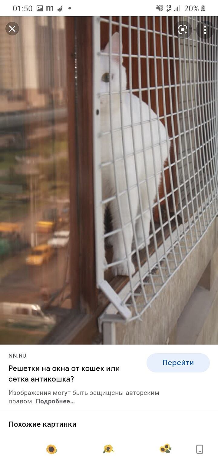 Решетка антикошка