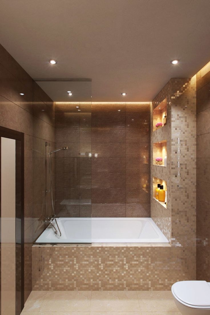 Ванная комната коричневый