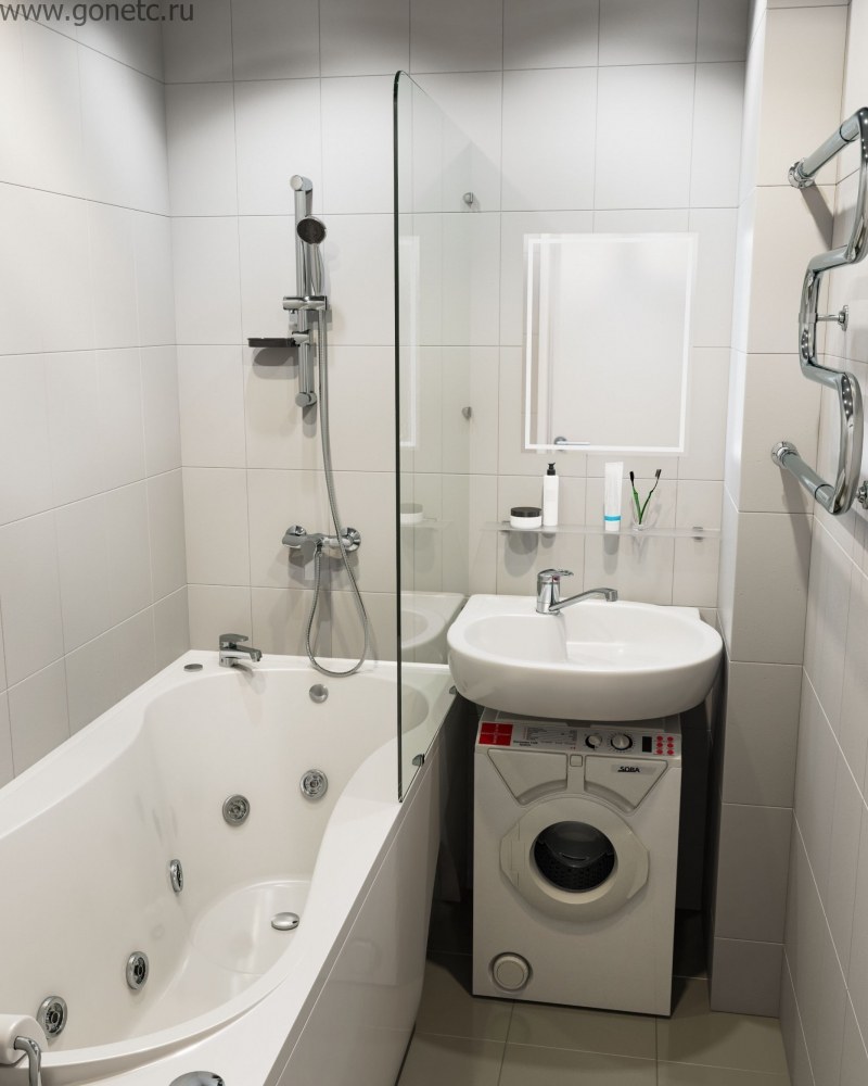 Ванная со стиральной машиной