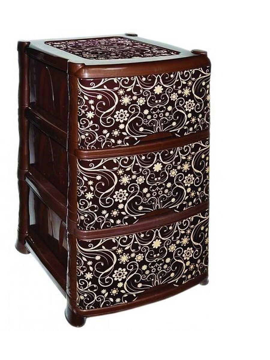 Комод 3сек Элегант темный 39х47х75 0351/72 Виолет