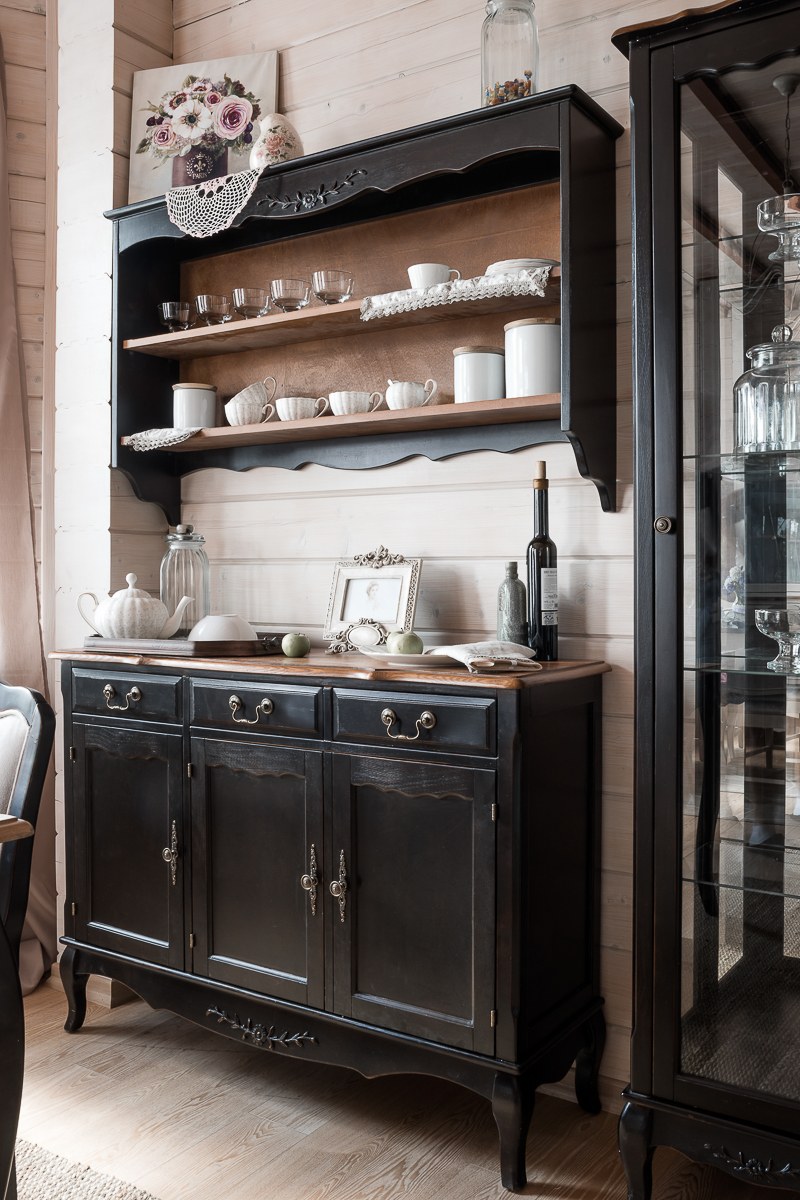 Буфет черный Прованс comode