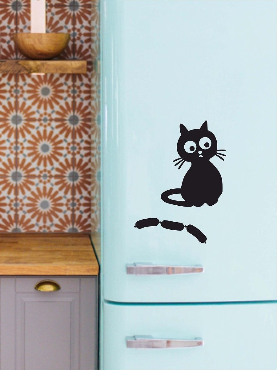 Наклейка интерьерная "котики"