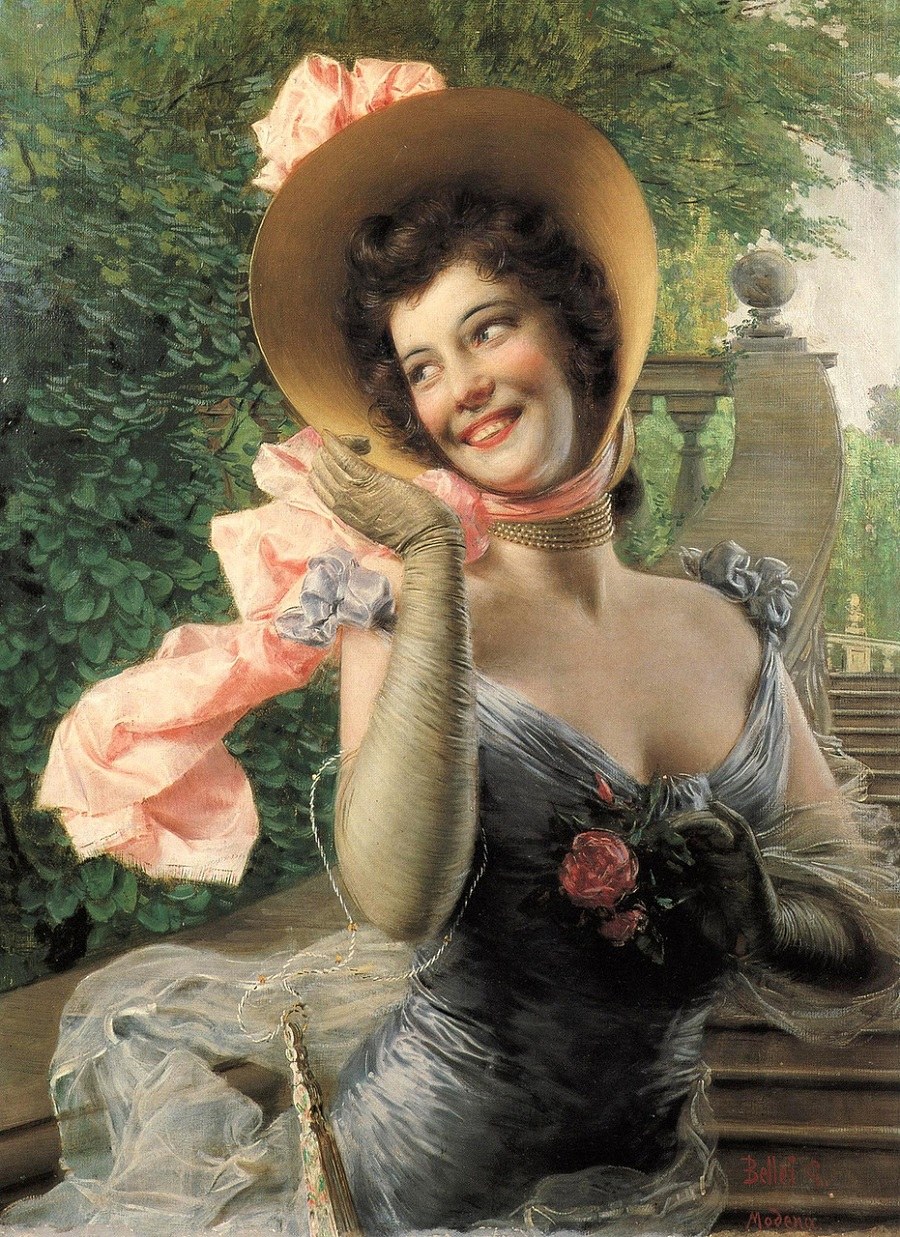 Итальянский художник Gaetano Bellei (1857 - 1922