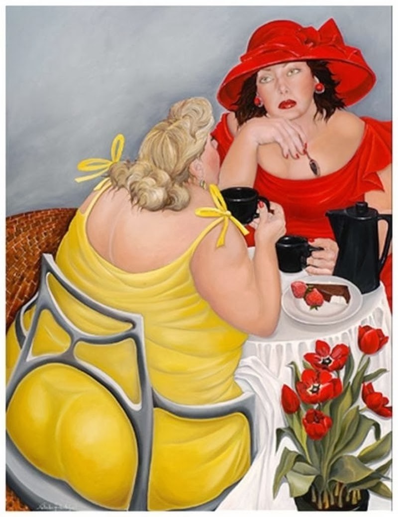 Две толстушки