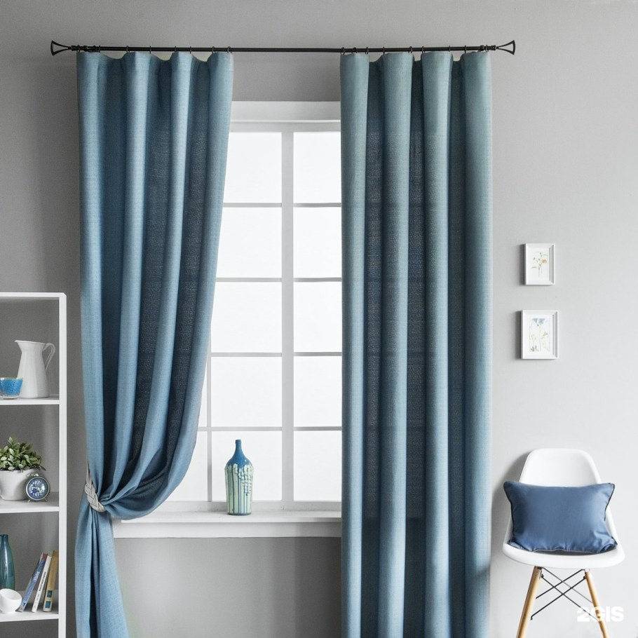 Шторы Верди морская волна