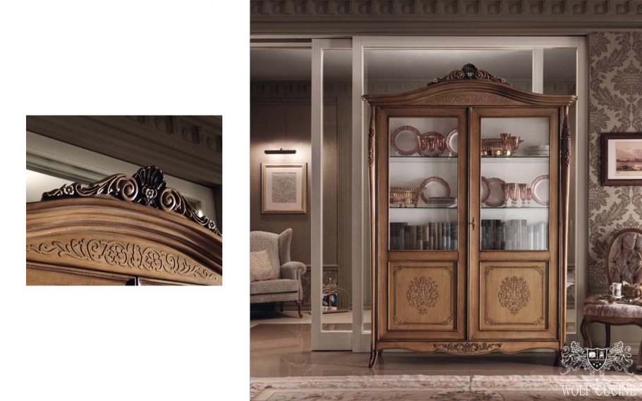 Итальянская витрина 2-х дверная Francesco pasi