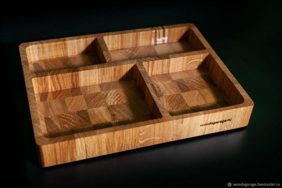 Менажница из дерева