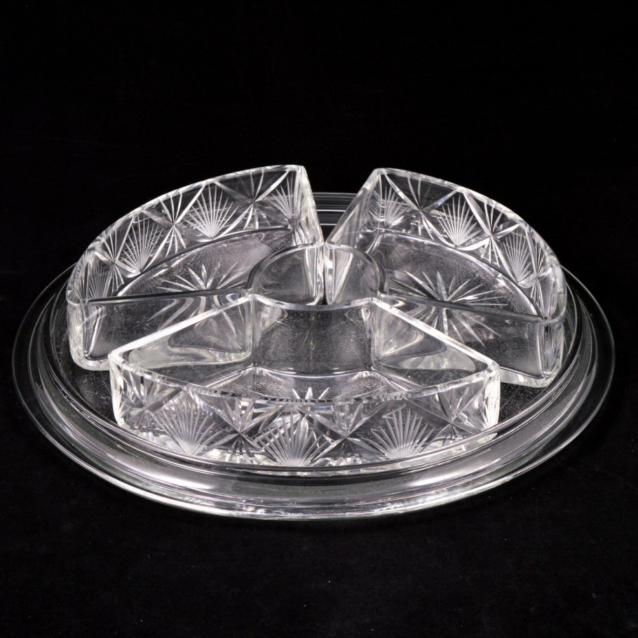 Менажница стеклянная Джамина