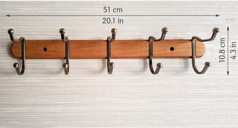 Вешалка Tatkraft Charm 5 крючков