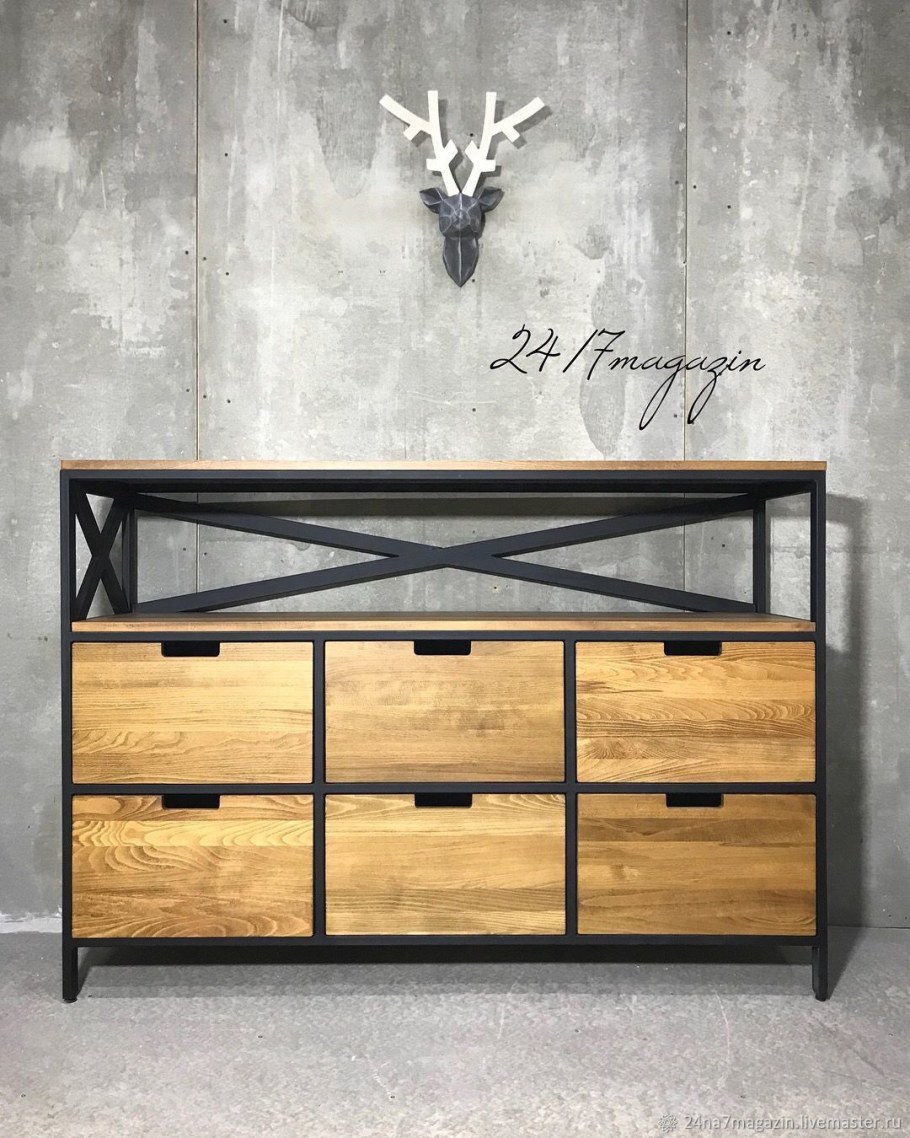 Тумба лофт икеа