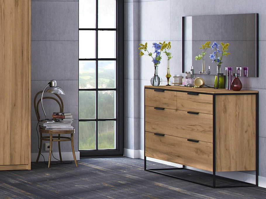 Спальня Норд дуб золотой