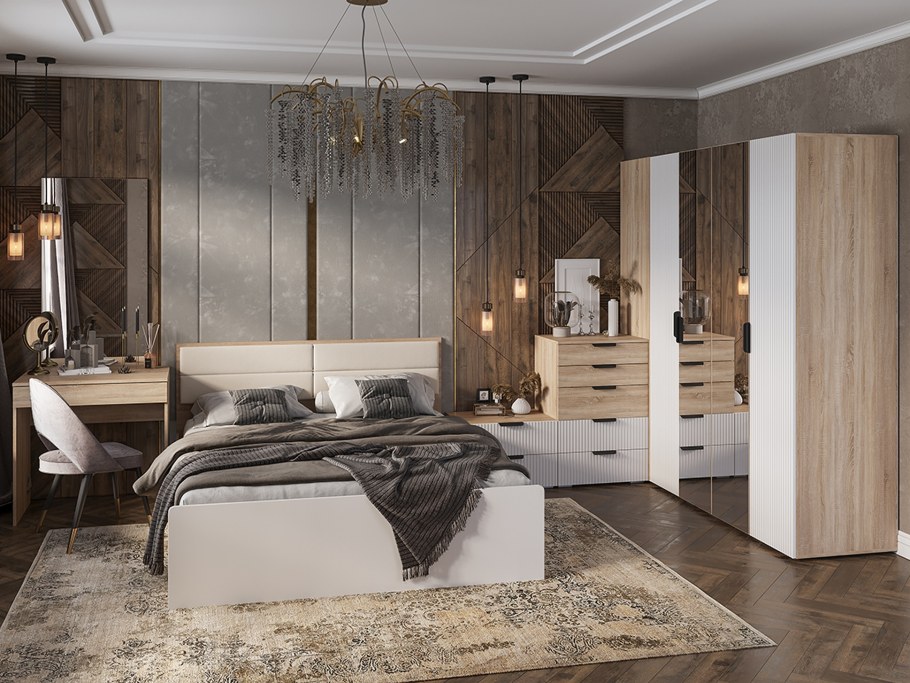 Спальня Норд белая