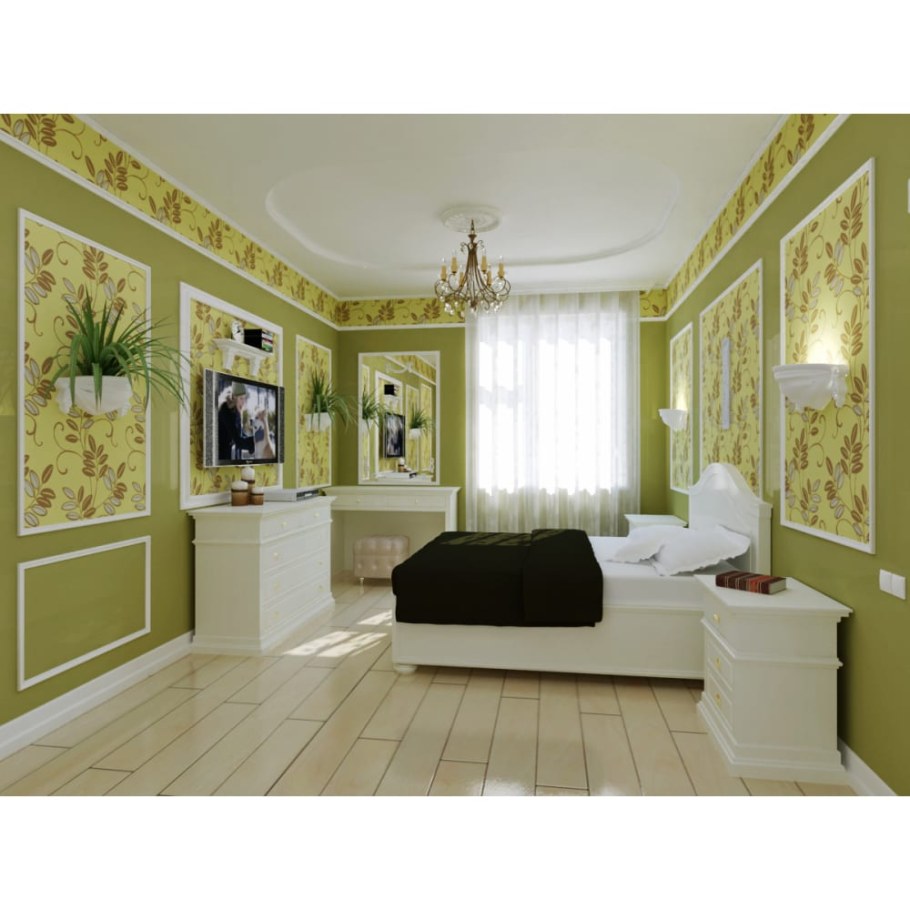 Молдинги на стенах в интерьере