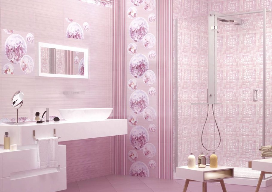 Плитка настенная alta Cera blik Lila