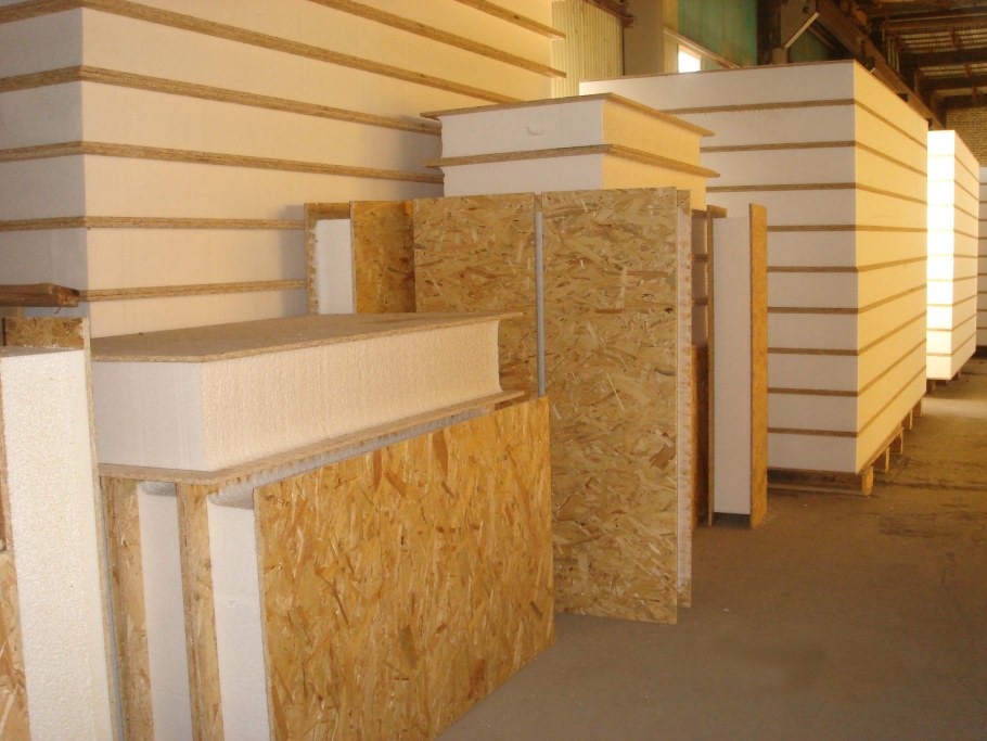 Сэндвич-панели ОСП(OSB) СИП(SIP) 174мм из пенополиуретана