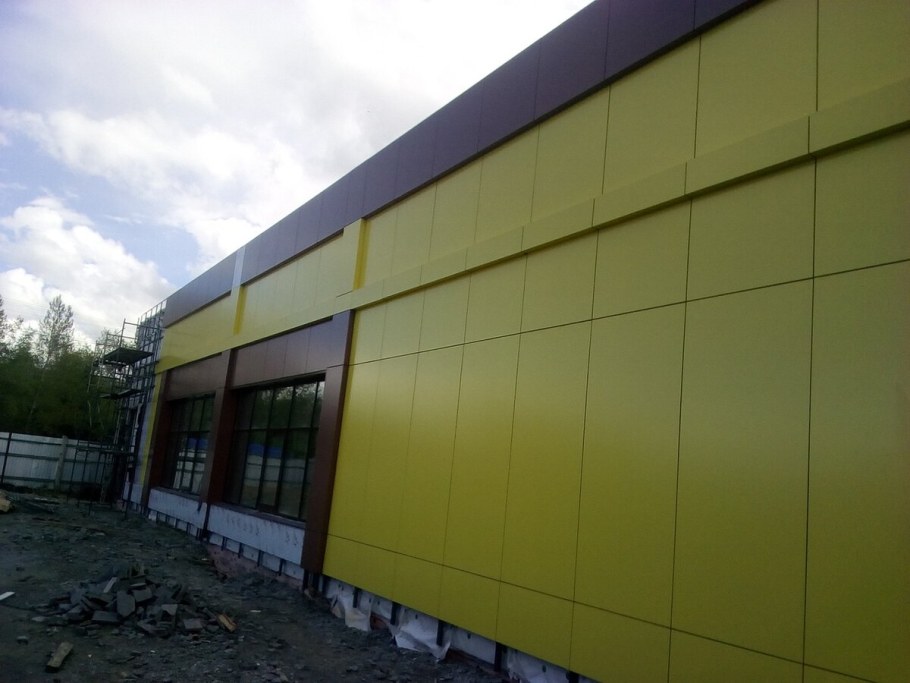 Фасад алюкобонд микрон 21