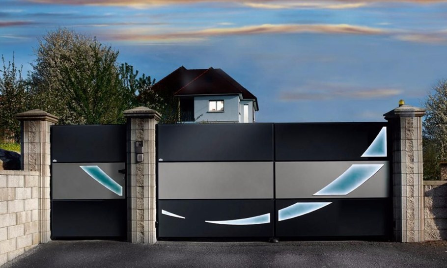 Ворота откатные Модерн