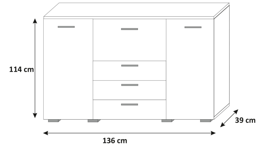 Комод 1400 ширина