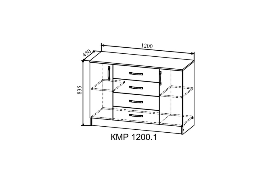 Комод Ронда КМР 1200.1