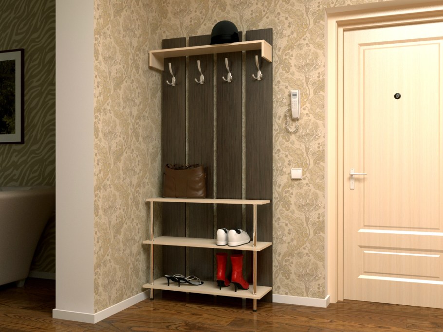 Обувница с вешалкой в прихожую